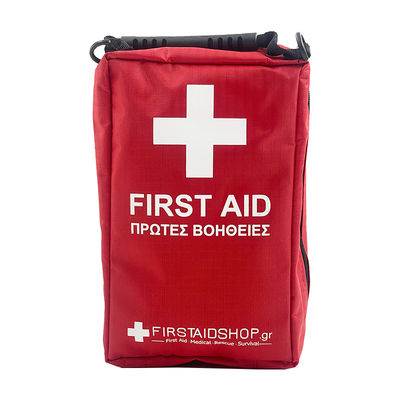 Green Travel First Aid Kit Camping Hiking Outdoor Survival Kit Bag case Pouch Handle Sport Emergency Bag Red