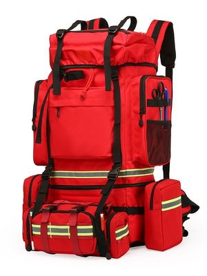 Large Capacity Waterproof Zipper Fashion Forest Fire Fighting Emergency Rescue Rucksack Epidemic Prevention Mountaineering